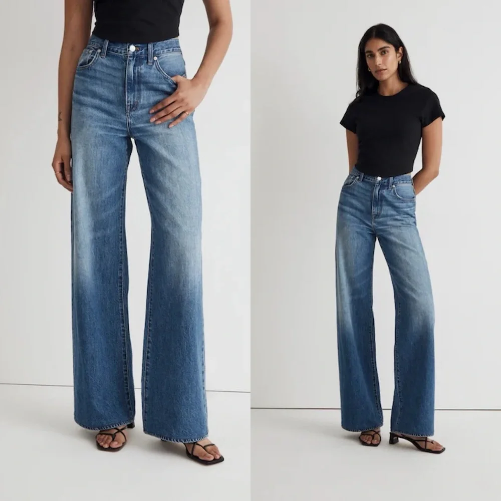 Madewell | Superwide-Leg Jeans in Fannin Wash Rigid 27